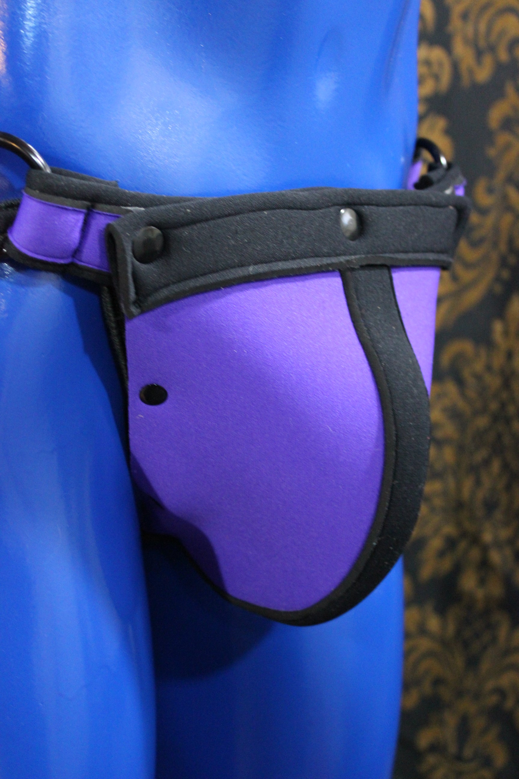 Jockstrap en néoprène bicolore personnalisé Pupskinz