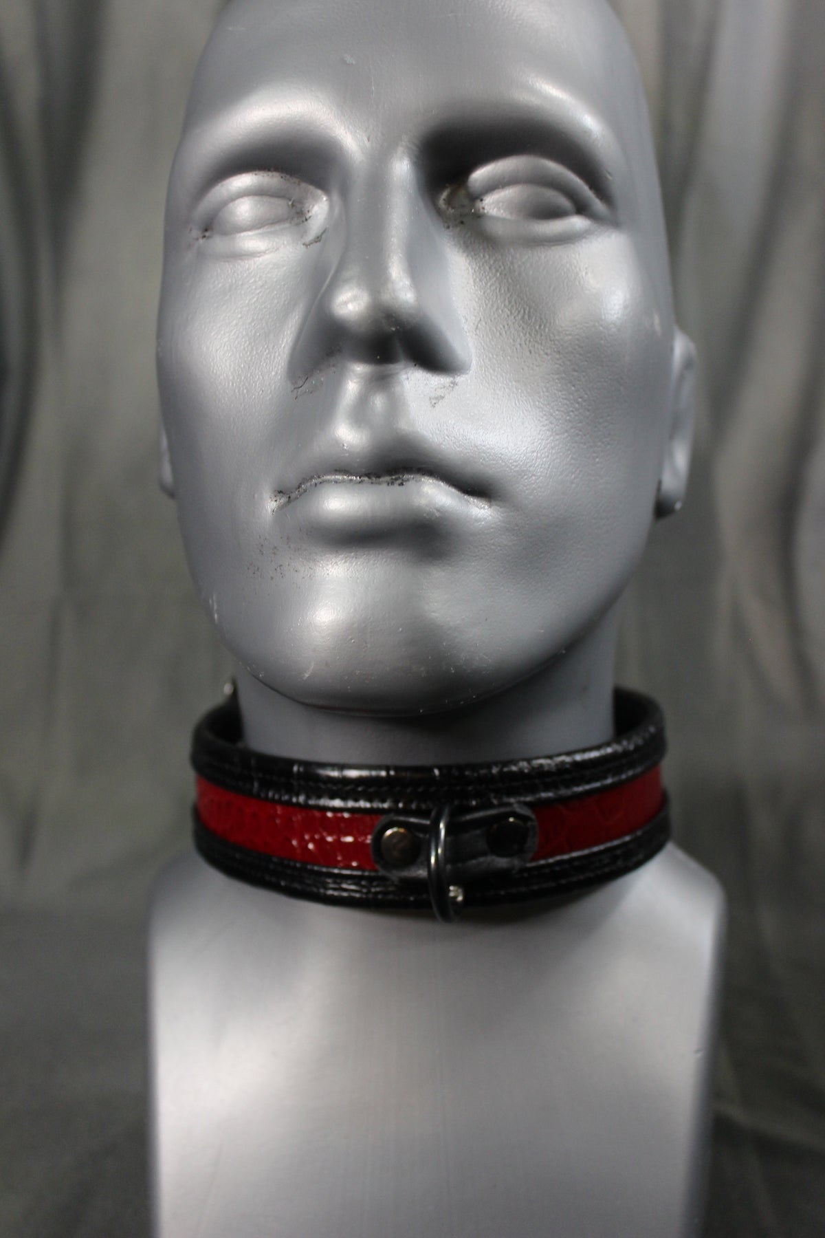 Two Tone Crocodile Print Collar