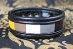 Bear Pride Flag Leather Armband