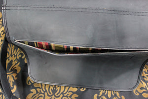 Leather Diplomat Messenger Bag