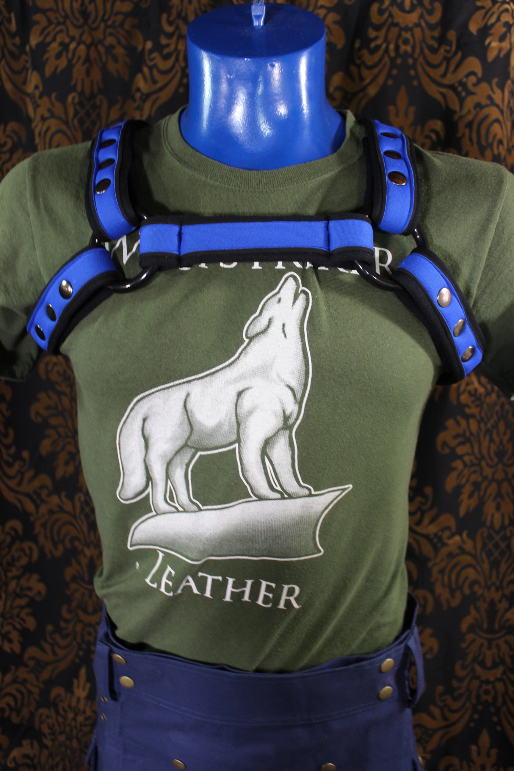 Neoprene Two-Toned Bulldog Harness