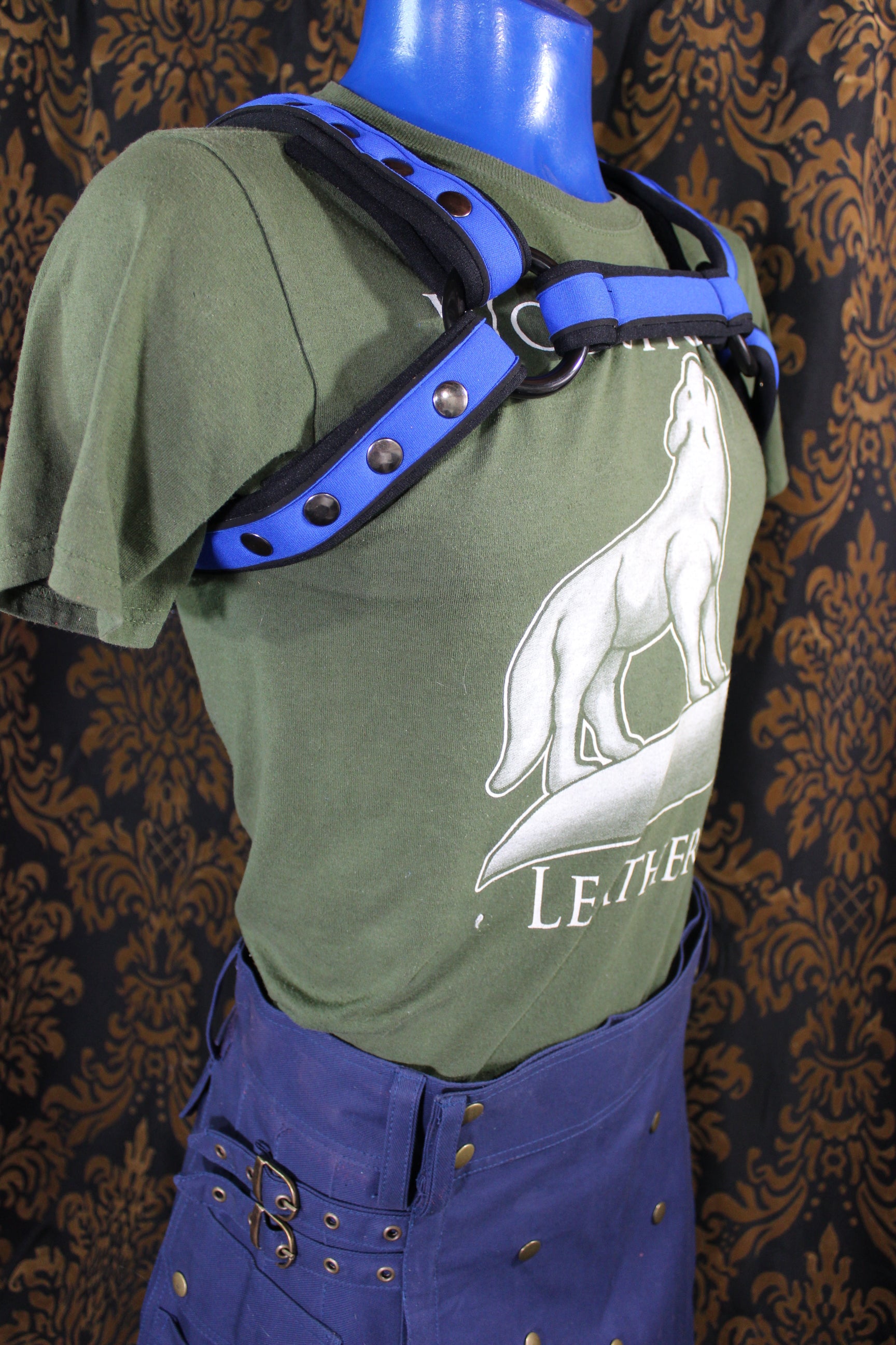 Neoprene Two-Toned Bulldog Harness