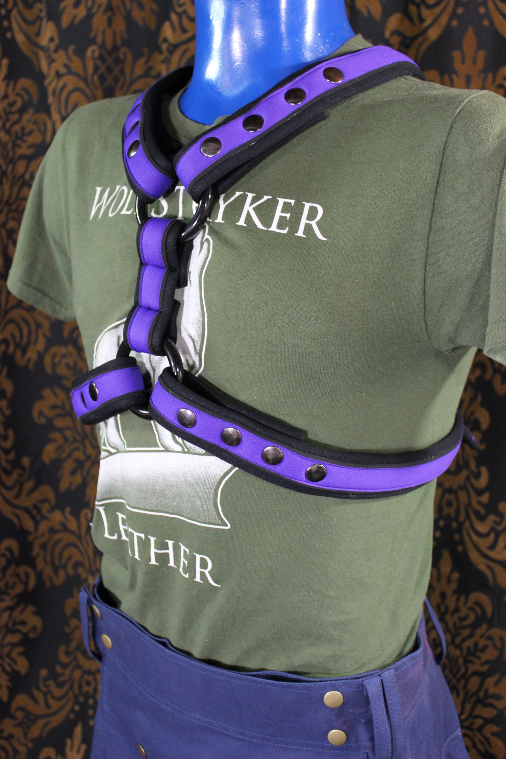 Neoprene Two-Toned Extended X Harness