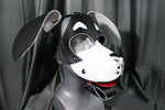 Basset Hound Style Pup Hood en noir et blanc