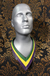 Mardi-Gras Leather Medallion Holder