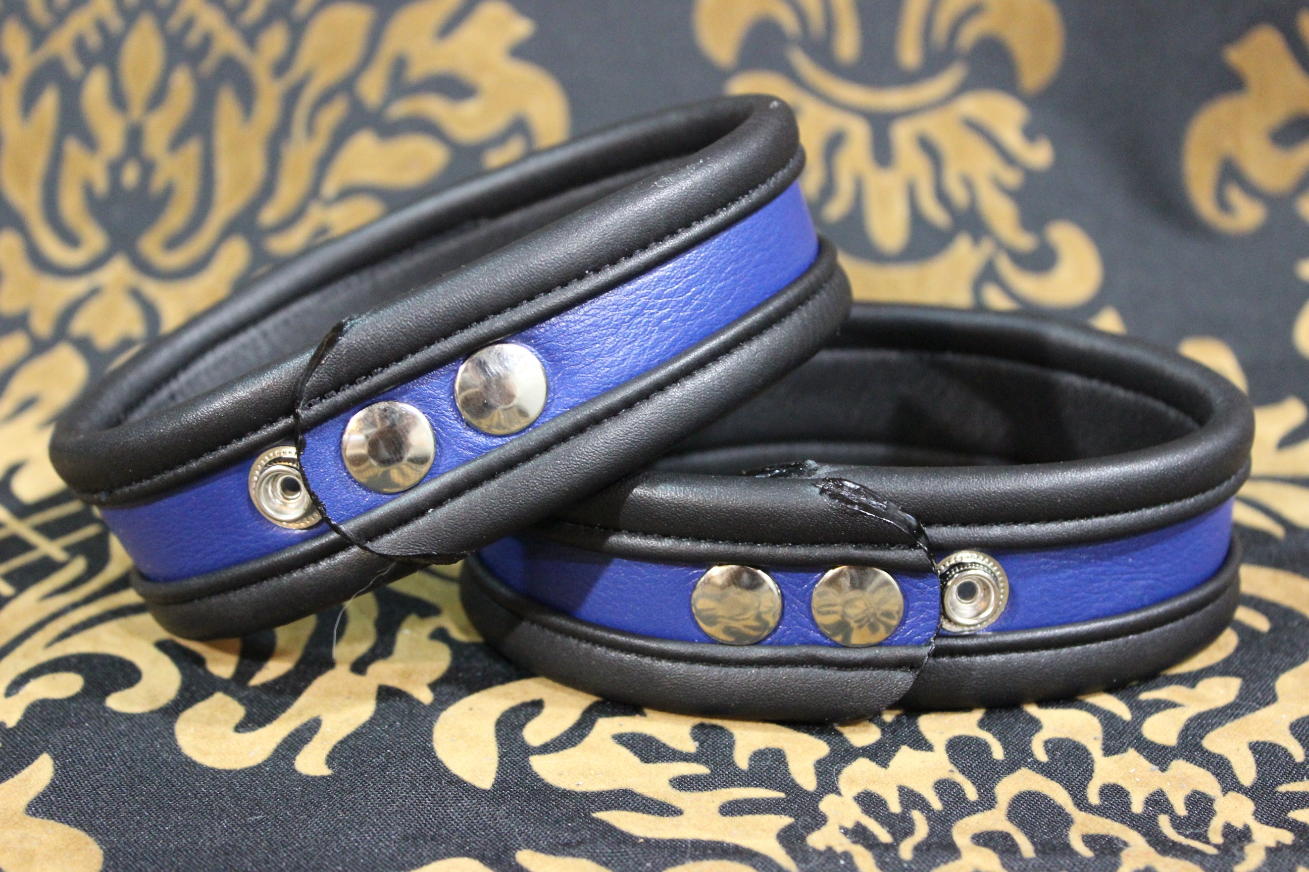 Two-Toned Armband with Snaps - Recessed Construction