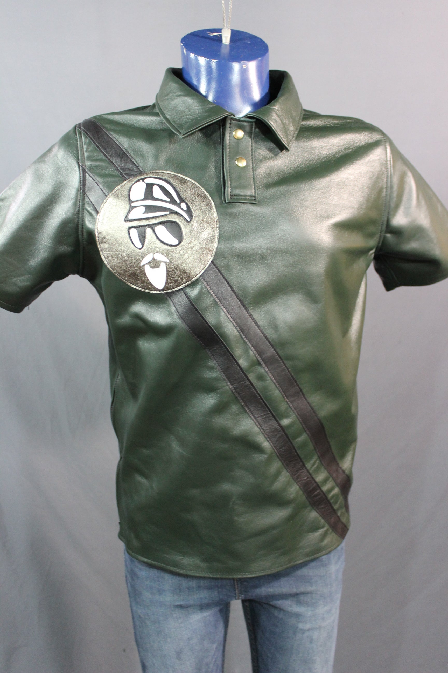 Leather Polo Shirt