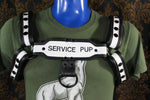 Two-Tone Service Pup Bulldog Harness