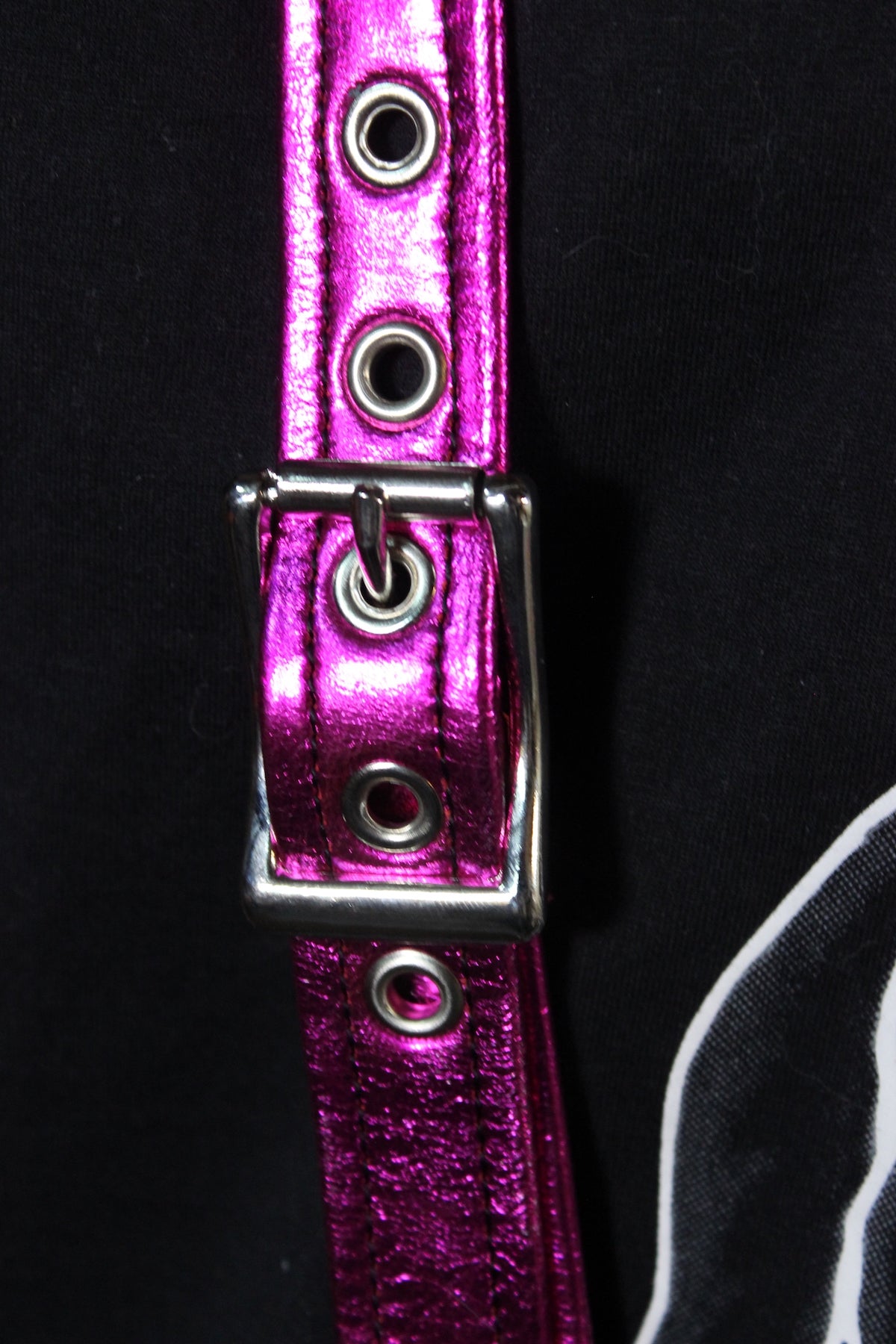 Metallic Pink Suspenders