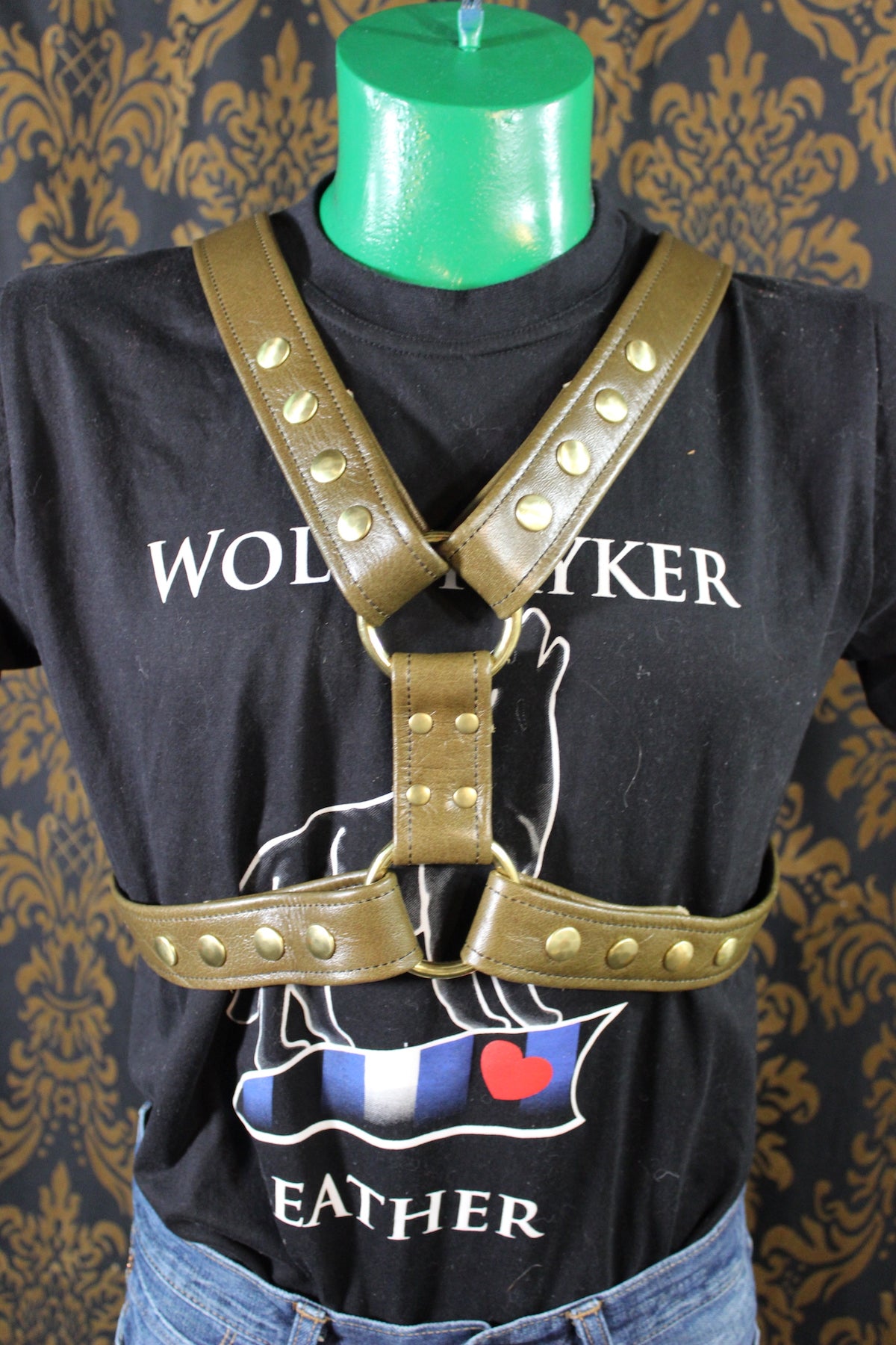 Metallic Olive Green Extended X Harness