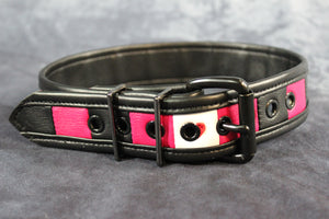 Leather Girl Flag Buckled Armband