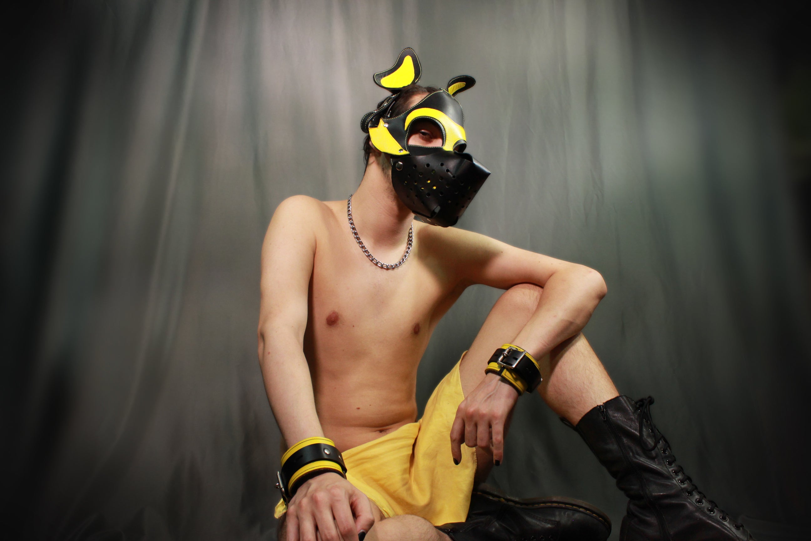 Husky Pup Hood with Removable Muzzle