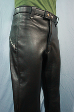 Soldier 76 Inspired Leather Pants