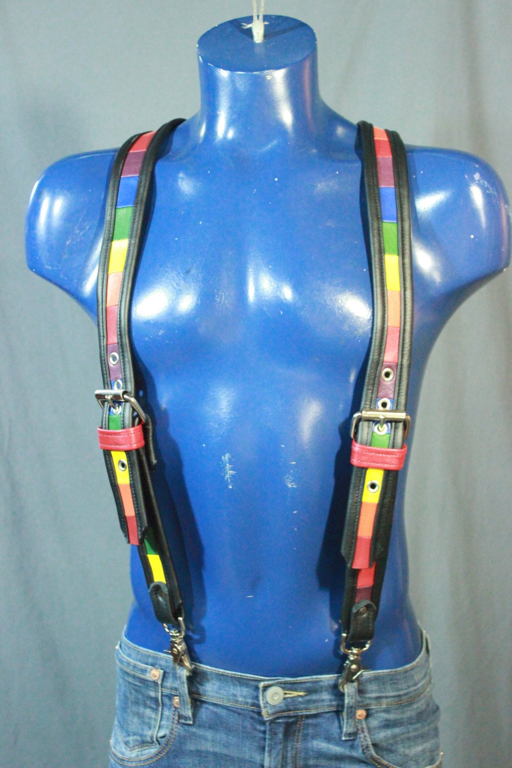 Our Hand Made PRIDE suspenders!