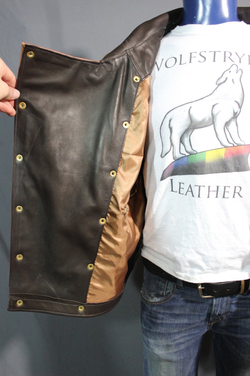 Sir Tom Matt's Collection - Our Biker Jacket in Steampunk Leathers