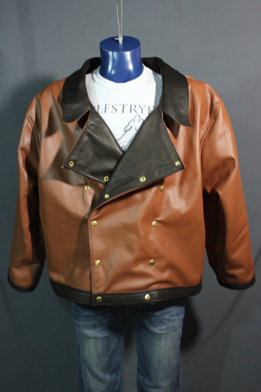 Sir Tom Matt's Collection - Our Biker Jacket in Steampunk Leathers