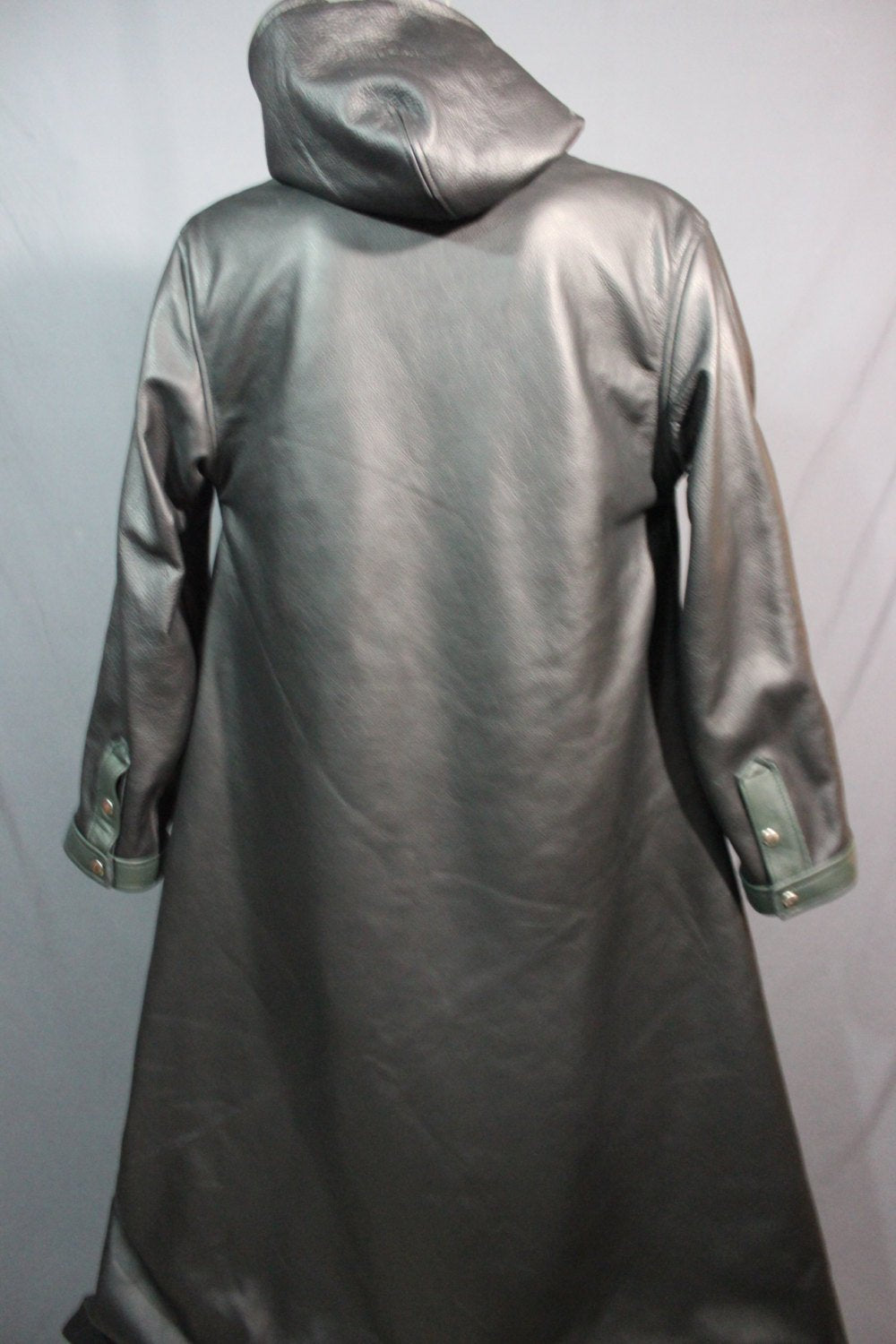 Sir Tom Matt's Collection - Leather Cape with Silk Lining