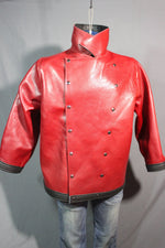 Our Biker Jacket in Burgundy!