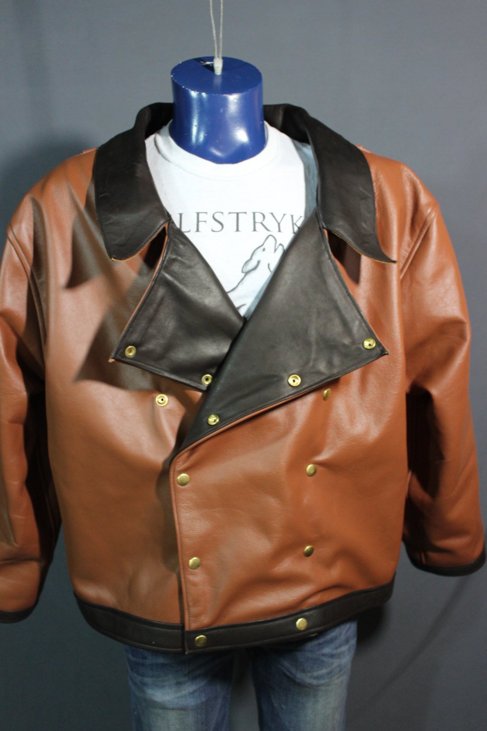 Sir Tom Matt's Collection - Our Biker Jacket in Steampunk Leathers