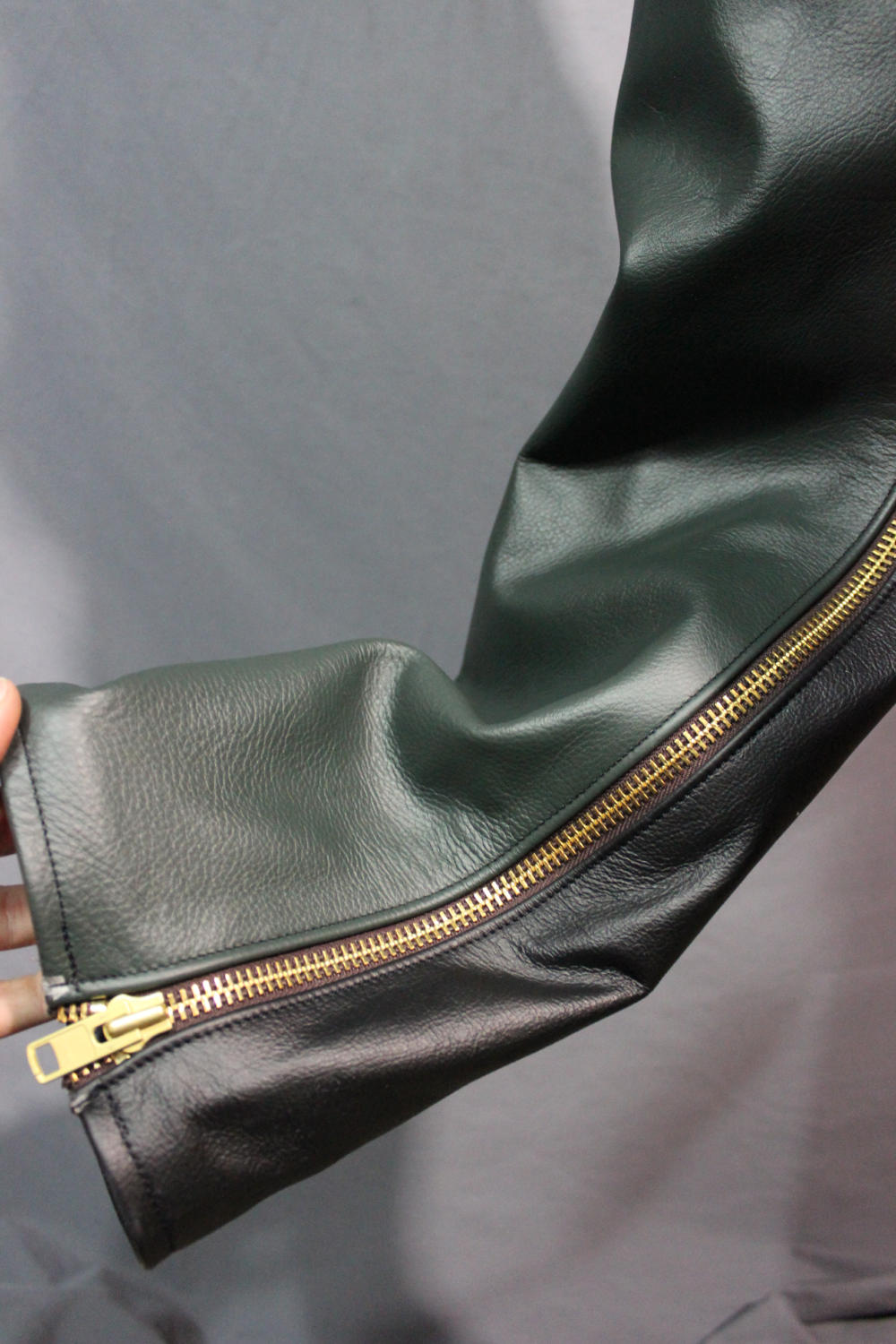 Sir Tom Matt's Collection - Classic Bar Chaps in Black and Green