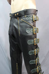 Sir Tom Matt's Collection - Double Zip Buckle Pants