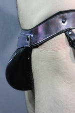 Suspensorio metálico con cintura cómoda - ¡Bolsa intercambiable!