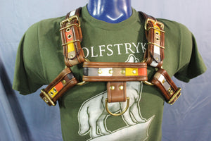 Our Bear Pride Bulldog Harness