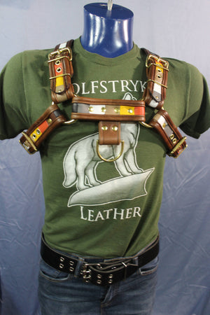 Our Bear Pride Bulldog Harness