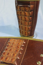 Amazing cognac cuffs - available as wallets!