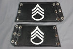 Wrist Bracer with Military Insignia - PAIR of Bracers.