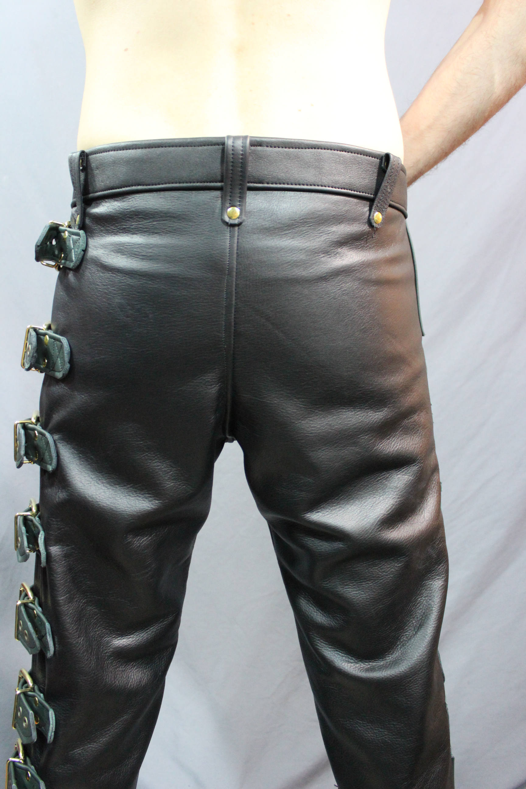 Sir Tom Matt's Collection - Double Zip Buckle Pants