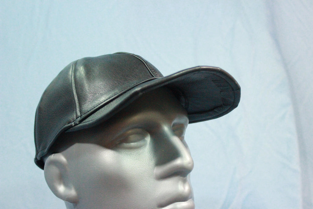 Leather Baseball Cap