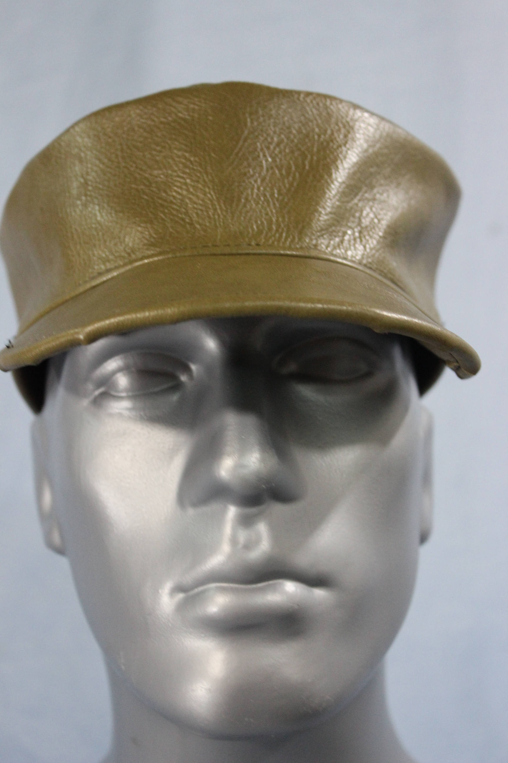 Leather Painter's Cap