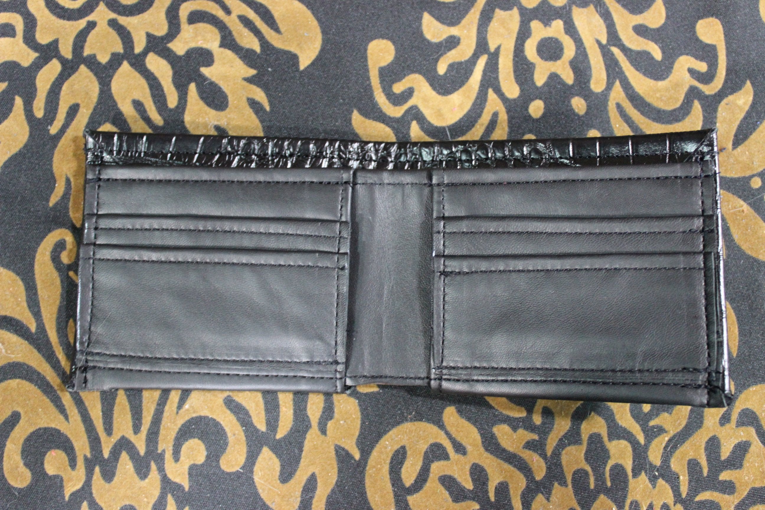 Slimline Crocodile Print Wallet